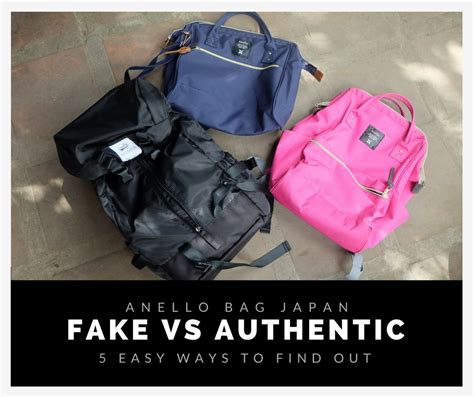 authentic vs fake anello bag|anello backpack authentication.